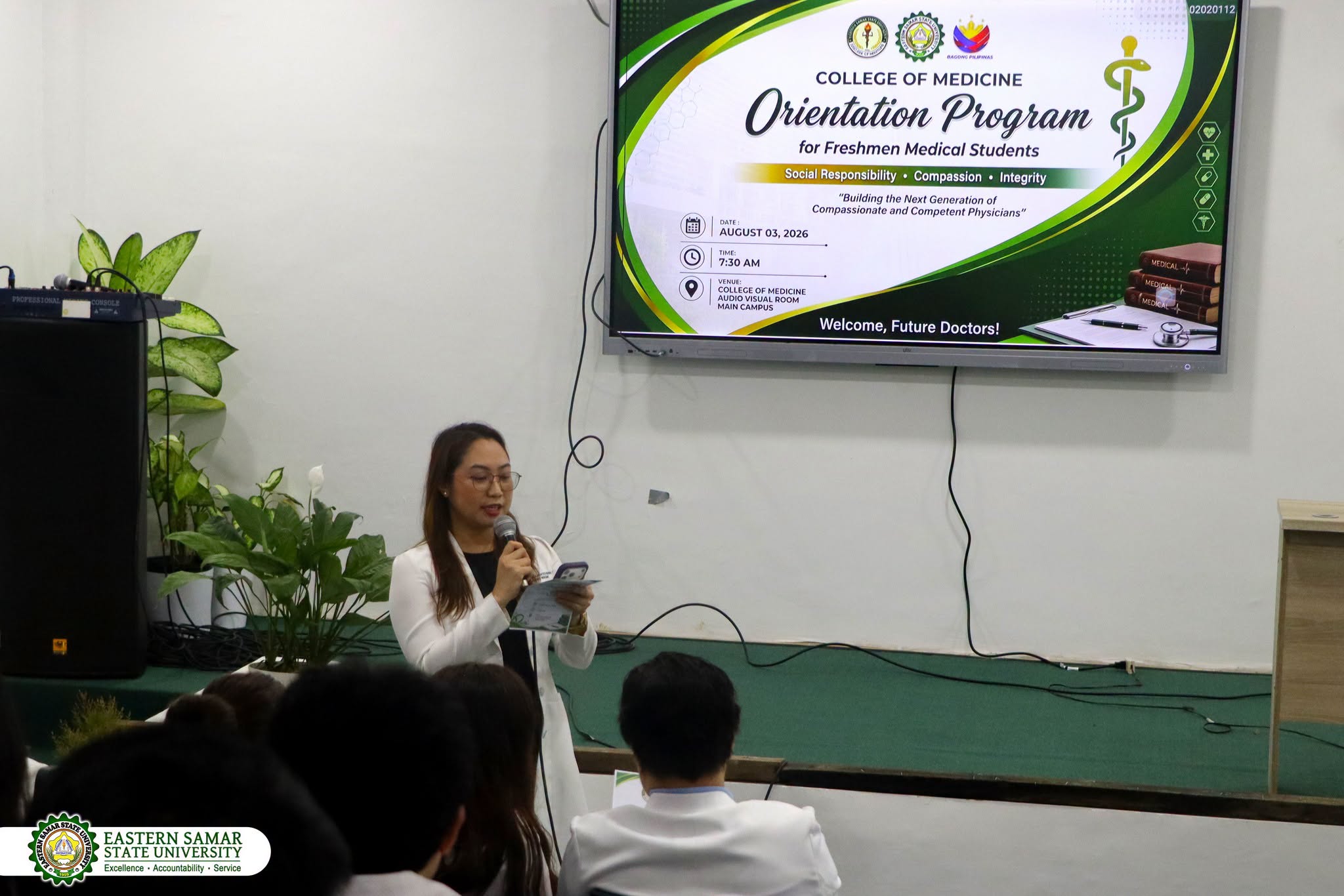𝐈𝐧𝐚𝐮𝐠𝐮𝐫𝐚𝐥 𝐂𝐥𝐚𝐬𝐬 𝐨𝐟 𝐄𝐒𝐒𝐔 𝐂𝐨𝐥𝐥𝐞𝐠𝐞 𝐨𝐟 𝐌𝐞𝐝𝐢𝐜𝐢𝐧𝐞 𝐎𝐟𝐟𝐢𝐜𝐢𝐚𝐥𝐥𝐲 𝐁𝐞𝐠𝐢𝐧𝐬 𝐓𝐡𝐞𝐢𝐫 𝐉𝐨𝐮𝐫𝐧𝐞𝐲